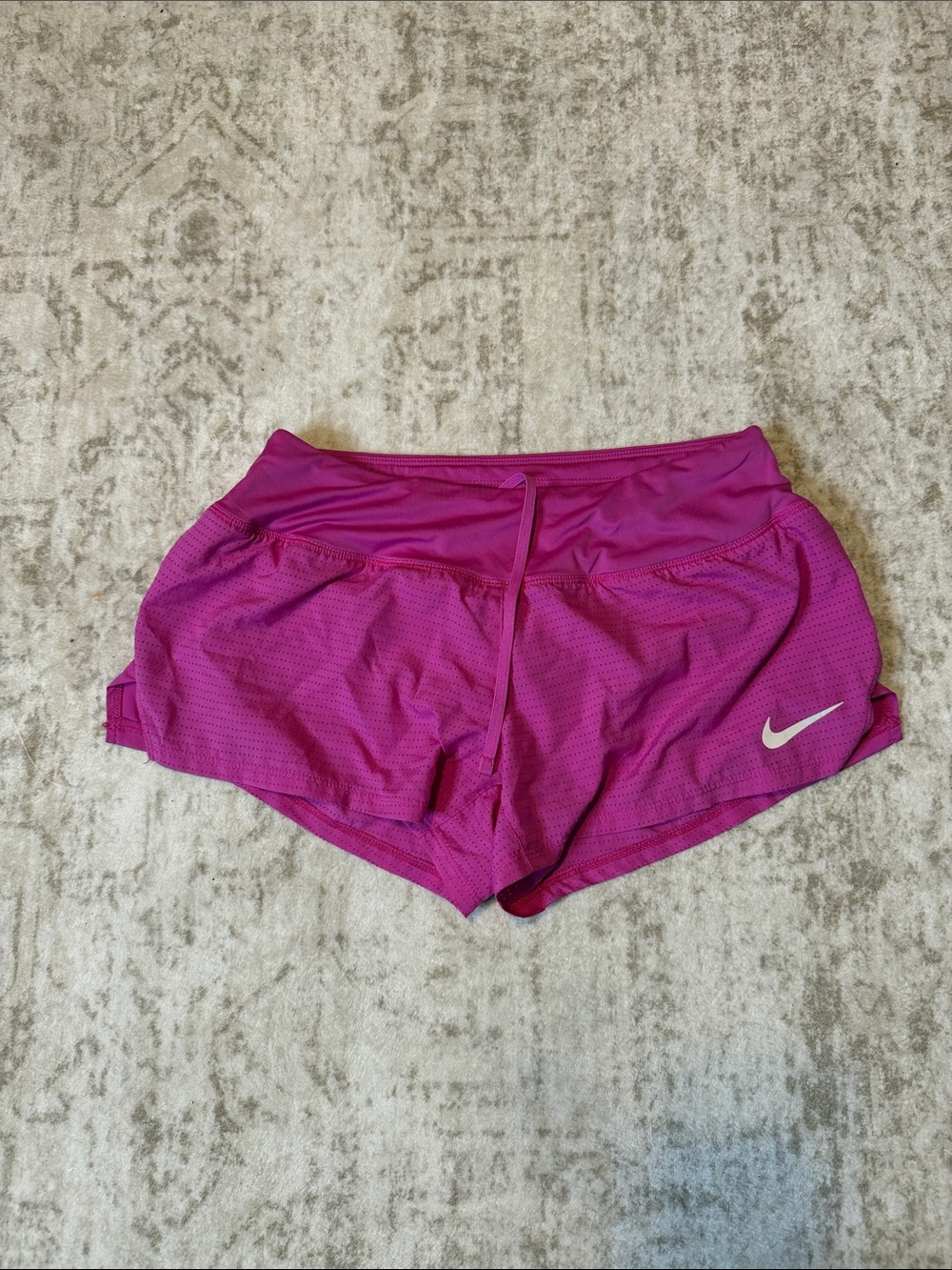 Nike Women's Magenta Athletic Running Shorts